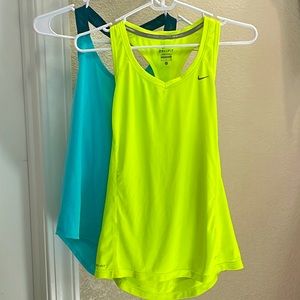 2 Dri-Fit Nike Running Tops New Condition